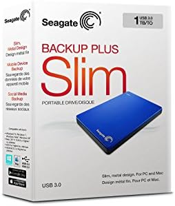 Seagate Backup Plus Slim 1TB External Hard Drive Portable HDD – Blue USB 3.0 for PC Laptop and Mac, 2 Months Adobe CC Photography (STDR1000102) - Image 6