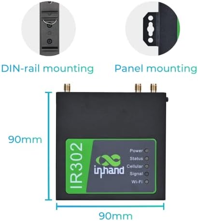 InHand Networks IR302 Industrial IoT 4G LTE VPN Cellular Router - Image 4