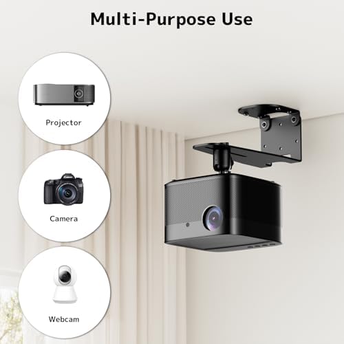 PUTORSEN Projector Wall & Ceiling Mount,Fits 1/4" Screw,22 lbs Load - Image 7