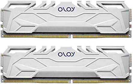 OLOy DDR4 RAM 16GB (2x8GB) White Owl 3200 MHz CL16 1.35V 288-Pin Desktop Gaming UDIMM (MD4U0832161BHWDA) by OLOy
