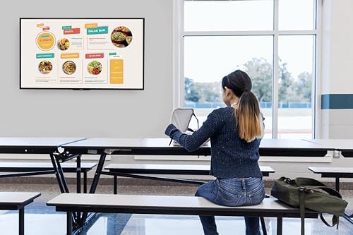 Promethean ActivPanelD 75" Commercial Digital Display, 4K UHD Non-Touch Digital Signage Screen for Announcements, Offices, Schools & Retail, Wall Mount Included, 3-Year Onsite Support - Image 4