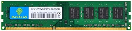 Rasalas 8GB 1600MHz PC3 12800 UDIMM DDR3 1.5V CL11 2Rx8 Desktop Memory by Rasalas