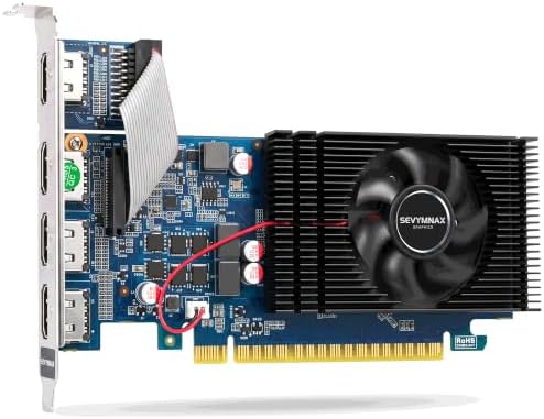 GT 740 4GB DDR5 Low Profile Graphics Card GPU 4 HDMI Multi Monitor by SEVYMNAX