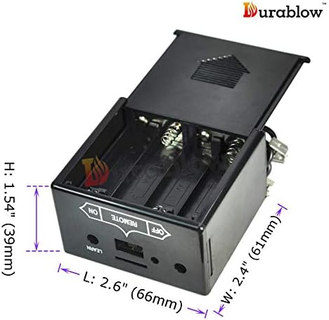 Durablow TR1003 On/Off Gas Fire Fireplace Remote Control Kit + Thermostat + Timer with LCD Screen for Millivolt Valve, IPI Module, Replaces Wall Switch | Thermostat Control Module - Image 5
