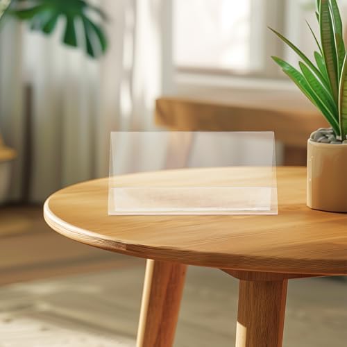 VOSAREA V Shaped Table Tents 10pcs PET Double Sided Name Holders - Image 6