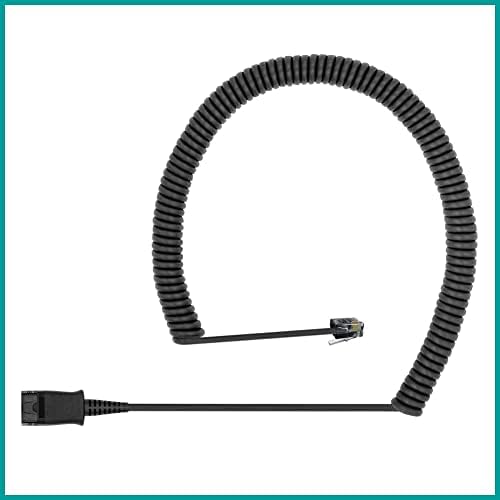 Office Phone Headset HD Voice for Aastra Allworx AltiGen Digium IPitomy Telephones, RJ9 & 3.5mm Adapter Cable (Binaural) - Image 5