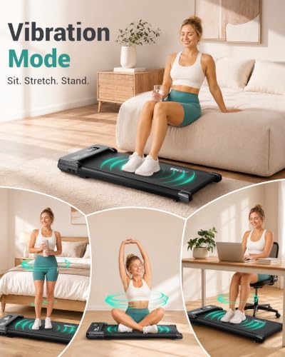 Walking Pad with Vibration Plates - Walking Pad Under Desk with Incline - Image 2