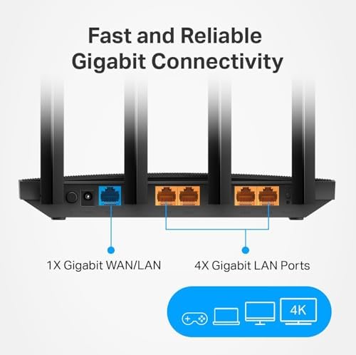 TP-Link AC1200 Gigabit Dual Band WiFi Router (Archer A6) - Image 5
