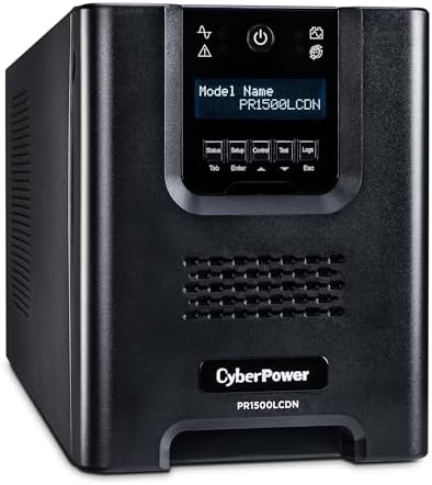 CyberPower PR1500LCDN 15A Smart App Sinewave UPS Battery Backup by Unknown