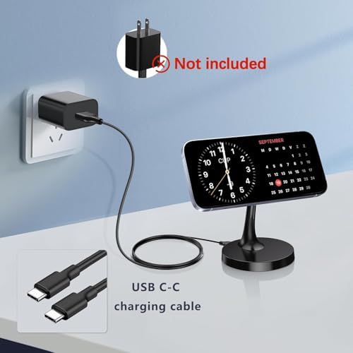 2 Pack Magnetic Wireless Charger iPhone, 15W Fast Mag-Safe Charger Stand for iPhone 18/18 Pro/18 Air/18 Pro Max 17/16/15/14/13/12 Series Magnet Wireless Charging Station/Pad for AirPods- Gifts Ideas - Image 7