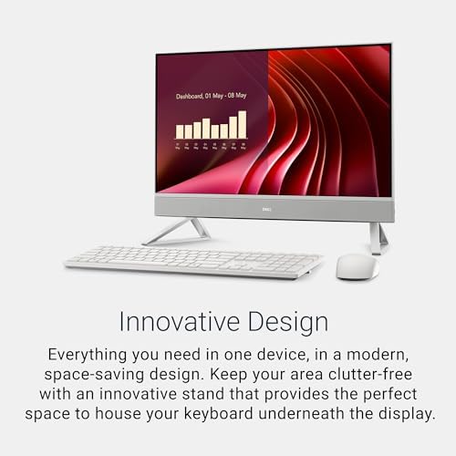 Dell 23.8" All-in-One Desktop, FHD, Intel Core 5 120U, Windows 11 Home - Image 4