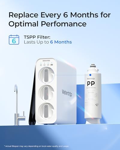 Waterdrop TSPP Water Filter Replacement for Waterdrop TSU & TSU-WB, 1 Pack - Image 3