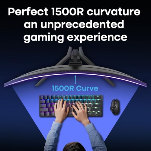 Amzfast 34 Inch 240Hz Curved Gaming Monitor UWQHD (3440x1440), AMZG34C8 Pro - Image 6