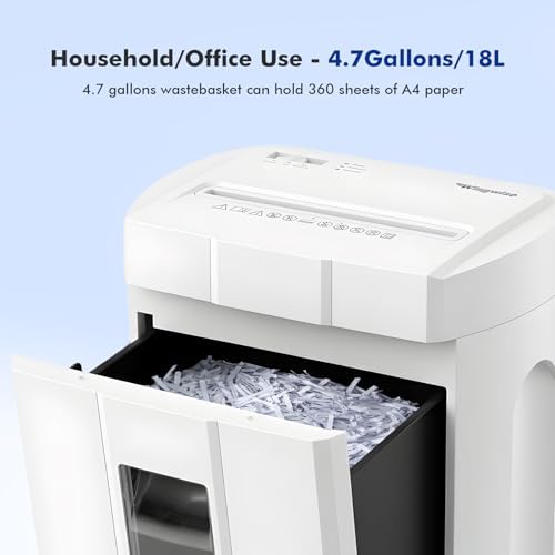Wingwise Ultra Low Noise 48dB Paper Shredder for Home Office - Image 4