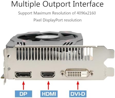 QTHREE Radeon RX 550 4GB Graphics Card,GDDR5 128-Bit,DP/HDMI/DVI-D,Computer Video Card for PC Working,ITX GPU,PCI Express 3.0X8,DirectX 12 - Image 4