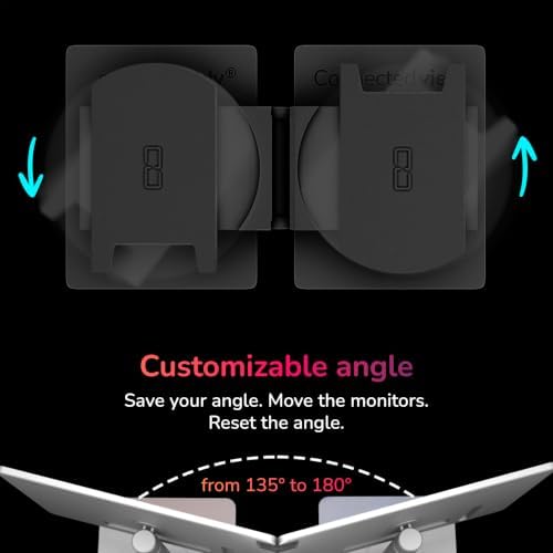 Set of 2, Magnetic Connection for Your Screens, Suitable for All Computer Monitors - Innovative Computer and Gaming Equipment - Image 5