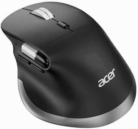 Acer Ergonomic Mouse Wireless Rechargeable with Side Scroll for Laptop/Mac by Unknown