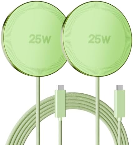 MagSafe 25W Wireless Charger for Apple Magnetic Fast Charging Pad by SMILESTATION