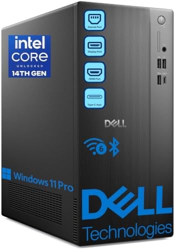 Dell Pro Tower Business Desktop, 8GB DDR5, 512GB SSD, Professional Work PC by Dell