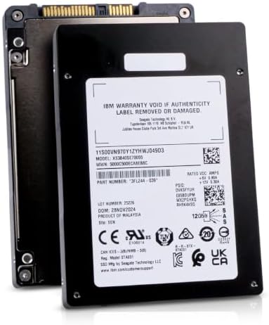 Seagate/IBM Nytro 3350 XS3840SE70055 3.84TB 1 DWPD SAS 12Gb/s 3D eTLC 2.5-Inch Enterprise Read Intensive Solid State Drive (Renewed) by Amazon+Renewed