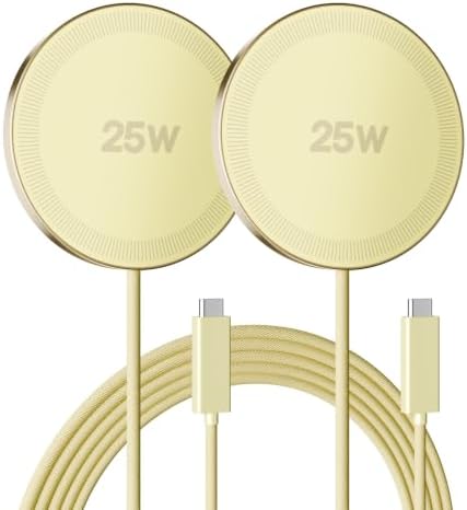 MagSafe 25W Wireless Charger for Apple Magnetic Fast Charging Pad by SMILESTATION