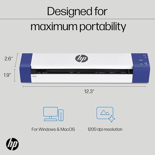 HP PS150 USB Photo Scanner, Document Scanner, Duplex 15 ppm, Wi-Fi Direct - Image 5