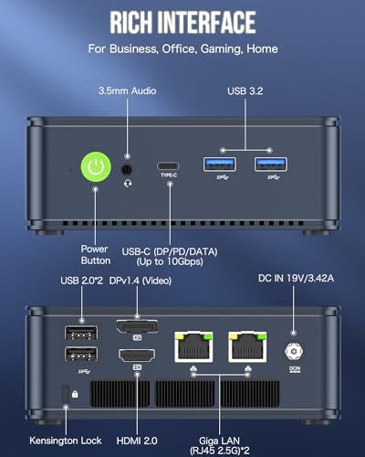 GMKtec M5 Ultra Gaming Mini PC AMD Ryzen 7 7730U 32GB DDR4 1TB SSD - Image 5