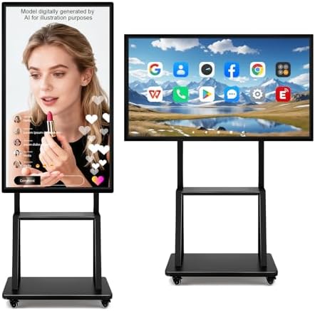 49" Smart Board – 8-Core 8K Android 12, RK3588 Chip, 8GB+64GB, Eshare Wireless Mirroring with Phone Control, for Classroom Teaching, Live Streaming, and Office Meetings (Board Only) by JYXOIHUB