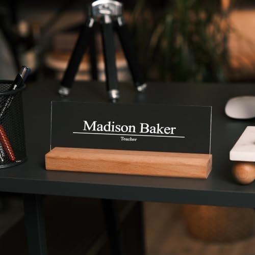 Personalized LED Desk Name Plate – Custom Office Name Sign - Image 6