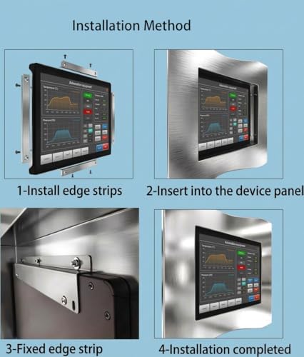 13.3 Inch Industrial PCAP Touchscreen Monitor, 1920x1080,Waterproof,VGA+HDMI Port, 24/7 Continuous Working Open-Frame Monitor - Image 5