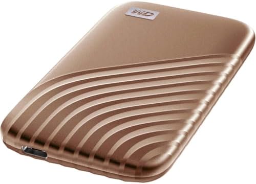 Western Digital 2TB My Passport SSD Portable External Solid State Drive, Gold, Sturdy and Blazing Fast, Password Protection with Hardware Encryption - WDBAGF0020BGD-WESN - Image 6