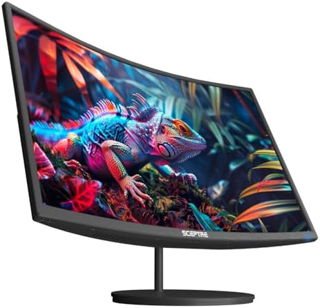 New! Sceptre Curved 24-inch Gaming Monitor 100Hz 1080p R1500 98% sRGB HDMI x2 VGA Build-in Speakers, VESA Wall Mount Machine Black 2026 (C248W-1920RN Series) - Image 2