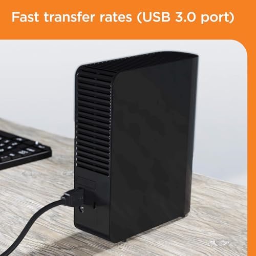 Western Digital WD 24TB Elements Desktop External Hard Drive for Plug-and-Play Storage, USB 3.2 Gen1 - WDBWLG0240HBK-NESN - Image 3