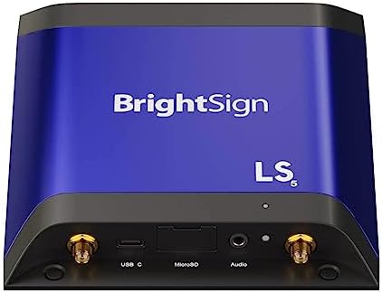 BrightSign LS445 digital signage media player, 4K UHD, HTML5, Ethernet, 64 GB, for commercial displays - Image 4