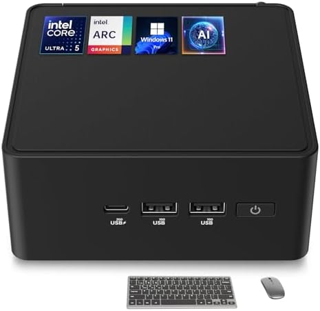 ASUS NUC 14 Pro Mini Desktop PC, Intel Ultra 5 125H (14C/18T, Up to 4.5GHz), 32GB DDR5 RAM, 1TB PCIe SSD, Micro PC Win 11 Pro, Intel Arc GPU, Thunderbolt 4, WiFi 6E, BT 5.3, 8K HDR Display, VESA Mount by Unknown