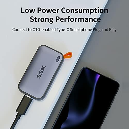 SSK Portable SSD 2TB External Solid State Hard Drive USB C Up to 1050MB/s - Image 3