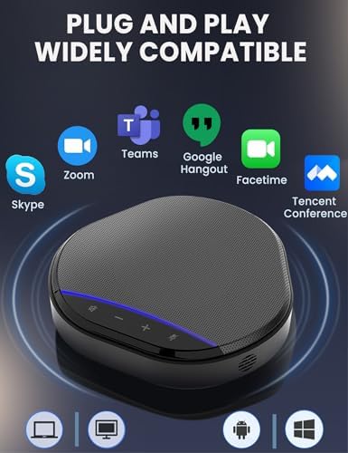 Conference Speaker and Microphone for Home Office and Meeting Room - Image 6