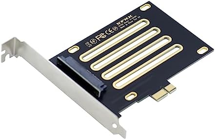 xiwai PCI Express 4.0 X1 Lane to U.2 U.3 Kit SFF-8639 Host Adapter for Motherboard PM1735 NVMe PCIe SSD by xiwai