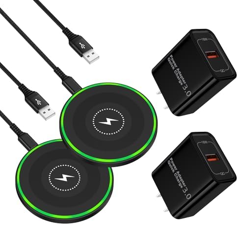 15W Wireless Charger for Motorola Fast Charging Pad for Moto G Power (2025) by Inibak