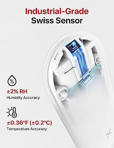 X-Sense Indoor Wi-Fi Thermometer Hygrometer, 3 Sensors & Base Station - Image 4