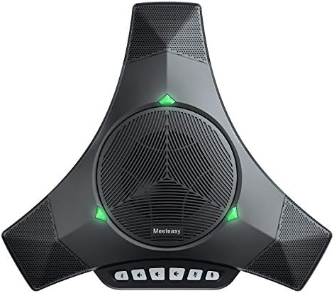 MVOICE8010EX-B Conference Speaker Microphone, 360° &16ft Voice Pickup Range/Noise Reduction/Echo Cancellation/USB Bluetooth Speakerphone w/2 Expandable Mic for 12 People Big Meeting Room - Image 3