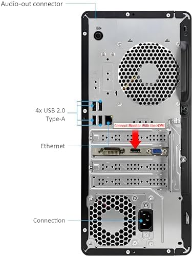 HP Desktop Computer Tower PC for Home & Office Business, Intel Core i5 - Image 4