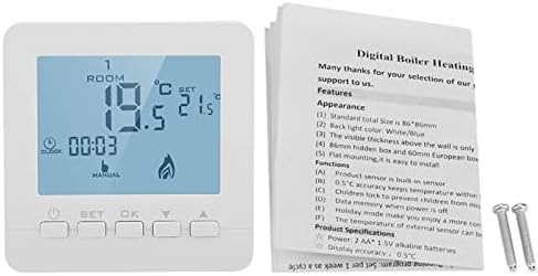 Smart Digital Thermostat with LCD Display Programmable Temperature Control for Efficient Home Climate Management - Image 6