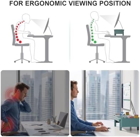 WALI Computer Monitor Stand with Storage and Pen Holder - Image 6