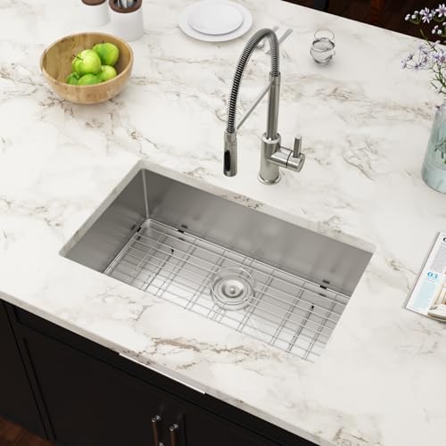 32 Inch Undermount Stainless Steel Kitchen Sink - Image 3