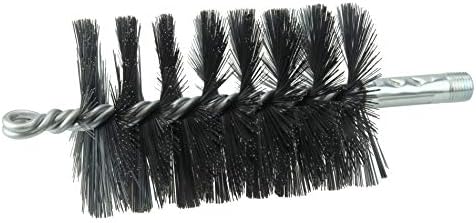 Weiler 44137 3-1/2" Single Spiral Flue Brush, .012 Steel Fill, Made in The USA by WeilerAbrasives