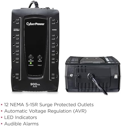 CyberPower AVRG900U AVR UPS Battery Backup and Surge Protector - Image 3