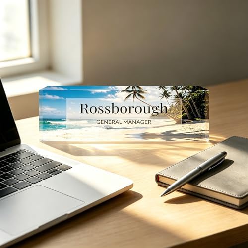 Custom Name Plate for Desk, Desk Name Plate Personalized, Acrylic Desktop Ornament, Stylish Office Decor, Appreciation Present for Boss, Social Worker, Teacher, Nurse, Employee - Image 4