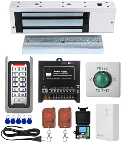Tuya App Smart Door Access Control Kit 1200lbs Magnetic Lock Remote Unlock by YUANWIN