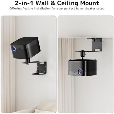 PUTORSEN Projector Wall & Ceiling Mount,Fits 1/4" Screw,22 lbs Load - Image 5